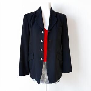 Vintage Matsuda by Yukio Kobayashi Wool Pinstripe Blazer — Size 38